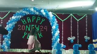 new year celebration 2024 at jnv dkl  remix song dance coverd by sushree  udi udi ja  mayi meri [upl. by Trebloc]