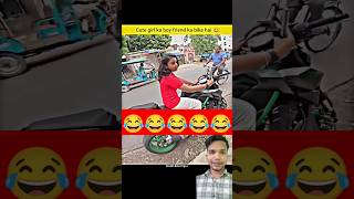 Super bike dekhkar ladki badal gyi😂😂😱 funny automobile motovlog bike motorlovers shorts [upl. by Almeeta128]