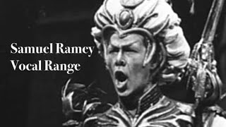 Samuel Ramey’s Vocal Range [upl. by Gene]