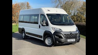 2019 Citroen Relay L4H2 Flexilite 17 seater minibus with AC Full width ramp Parking sensors [upl. by Manlove]