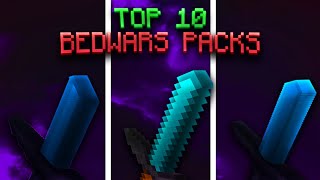 Top 10 BEST Bedwars Texture Packs 189 [upl. by Arlyne]