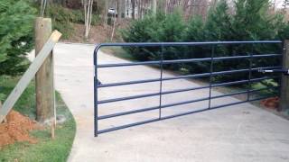 16ft automatic driveway gate for 300 [upl. by Aissatan611]