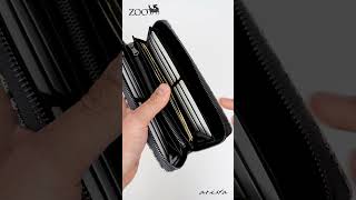 象革 ブラッククラッシュ ZOO wallet メンズ財布 ZOO 象革 エレファントレザー 財布 長財布 本革 メンズ 財布紹介 財布図鑑 leather [upl. by Etnuahc]