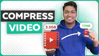 How To Compress Video File Without Losing Quality  Best Video Compression software [upl. by Jami]