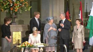 Ihre Majestät Beatrix Königin der Niederlande besucht Dresden [upl. by Elvah]