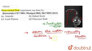 Swannecked flask experiment was done by [upl. by Cohbath]