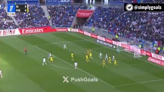 Nicolas Tagliafico Goal Lyon Vs Nantes 10 All Goals Analysis Extended Highlights Result [upl. by Rici507]