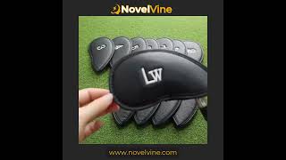 Twelve Piece Embroidered Golf Iron Clubhead Covers Set [upl. by Neetsirhc957]