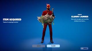 New Clammy Jammer emote Fortnite item shop [upl. by Artnoed235]