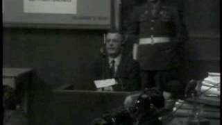 Nuremberg Day 28 Telford Taylor direct examination of Erich von dem BachZelewski [upl. by Akilegna]