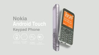 Nokia Android Touch Keypad Phone 4G JioSimWifiHotspotWhatsAppYouTube2900mah battery Support [upl. by Namolos]