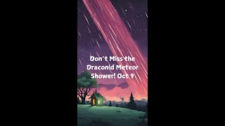 Draconid Meteor Shower Don’t Miss This Stunning Celestial Event on October 9 🌠 [upl. by Orvas420]