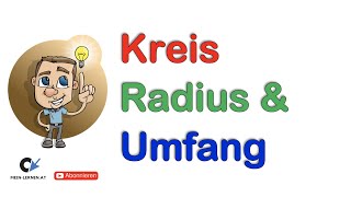 Kreis Radius und Umfang berechnen [upl. by Caplan]