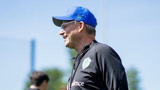 Interview Brian Schmetzer on player availability vs Real Salt Lake [upl. by Ecnerat]