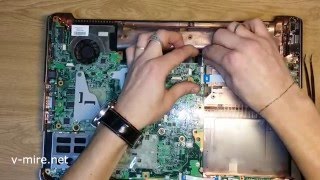 Как разобрать и почистить HP Pavilion dv6 1460 er [upl. by Egag559]