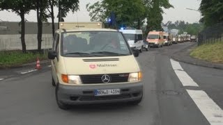 Kolonnenfahrt Einsatzeinheit Malteser Leverkusen  Langenfeld zum Hochwasser nach Stendal [upl. by Elfrieda]