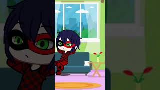 Red beetle and feline fatale watch faster car miraculous miraculousart gacha miraculous [upl. by Katha]