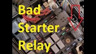 Symptoms of a Bad Starter Relay and How to Test If it Has Failed [upl. by Breeze]