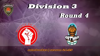 Atlasbasket  Div 3Round 4  PRIMERO DE MAYO vs MOST WANTED [upl. by Telford]