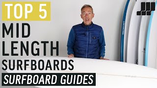 Top 5 Mid Length Surfboards 2023 [upl. by Rihana]