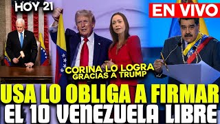 🔴LO ULTIMO ¡CAOS EN VENEZUELA MADURO HUYE EDUMUNDO PROCLAMADO Y EEUU APUNTA LOS M1SIL3S [upl. by Llehsar963]