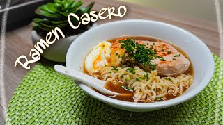 🍜Como Hacer SOPA RAMEN A lo Colombiano Shoyu Ramen 👉 ComiArte 2021 [upl. by Nodnnarb]