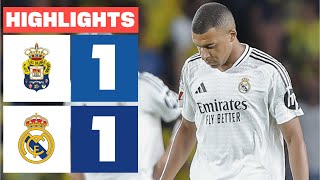 UD LAS PALMAS 1  1 REAL MADRID  RESUMEN LALIGA EA SPORTS [upl. by Yreva]