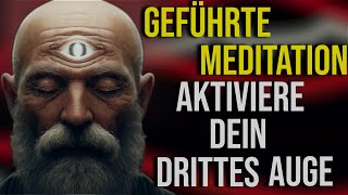 Geführte Meditation Aktiviere dein Drittes Auge zur Stärkung deiner Intuition – Spirituelle Reisen [upl. by Atsugua519]