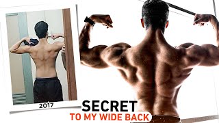 How I Built A Wide BACK Top 3 Exercises [upl. by Oile615]