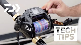 Daiwa Electric Reels  Setting the Reel Functions [upl. by Kaitlin342]