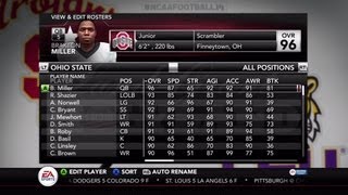 NCAA Football 14 Download Rosters ncaa 14 full rosters xbox 360 and PS3 [upl. by Ille]