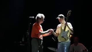 Mac Demarco invites fan on stage to play guitar Philadelphia 92417 [upl. by Nanny]