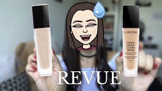 REVUE FOND DE TEINT LANCÃ”ME  Teint Miracle VS Teint Idole Ultra Wear [upl. by Ximenes600]