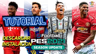 descargar PES 2021 juego base PARA PC TUTORIAL [upl. by Noll]