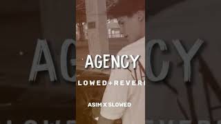 Agency  Talha anjum slowed and reverb trending shorts lyrics [upl. by Cailean]