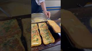 Amazing Bread Pudla Full Making 😍 shorts youtubeshorts shortvideo food [upl. by Evelin]