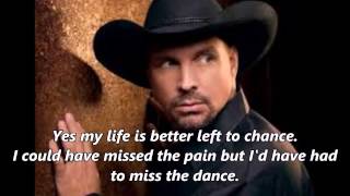 Garth Brooks  The Dance With Lyrics [upl. by Einohpets]