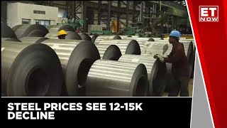 Steel Prices Fall Nearly 20 From Their Recent Peak  ET Now  Latest News  Business News [upl. by Glenda]