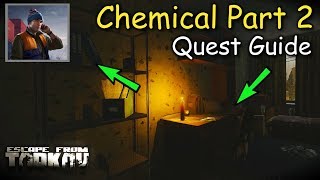 Chemical Part 2 Quest Guide Skier Escape From Tarkov [upl. by Eelarbed59]