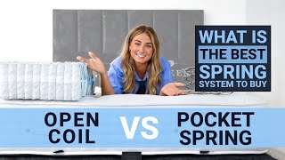 Open Coil Spring vs Pocket Spring Mattresses  Whats The Best Spring System To Buy [upl. by Levona136]