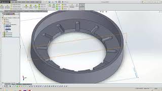 Mechanical Iris 3D model  From DXF to SolidWorks [upl. by Haff]