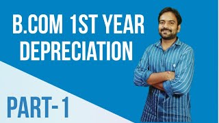 Depreciation bcom 1st year  SLM Method  Financial accounting Chapter 3 Bcom 1st year [upl. by Natanhoj]