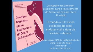 Tornando a JEC visível avaliação do canal endocervical e tipos de excisão  debate [upl. by Dunn891]