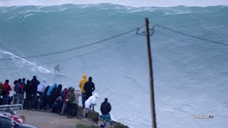 Chasing the Big Waves of Nazare  Maverick Moments [upl. by Trepur420]