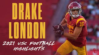 USC Football Drake London 2021 Season Highlights [upl. by Monah]