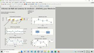 Gage RampR Cruzado con Minitab Datos Continuos [upl. by Surtemed]