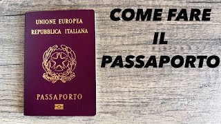 Come fare o rinnovare il passaporto [upl. by Milinda]