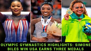 Olympic Gymnastics Highlights Simone Biles Wins Vault Gold  USA Earns Three Medals  usayznews [upl. by Euqinimod]