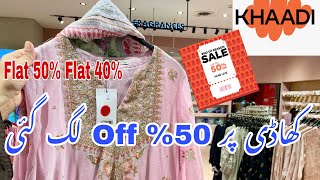 Khaadi Flat 50 Biggest Sale Starts  Khaadi Summer Sale 2024 [upl. by Adlay]