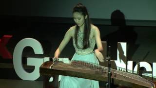 Chinese Zither Performance  Lily Liu  TEDxGunnHighSchool [upl. by Akemihs]